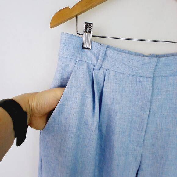 Abercrombie & Fitch SZ 32/14 Curve Love Sloane Tailored Pant Blue NWOT - Picture 6 of 10